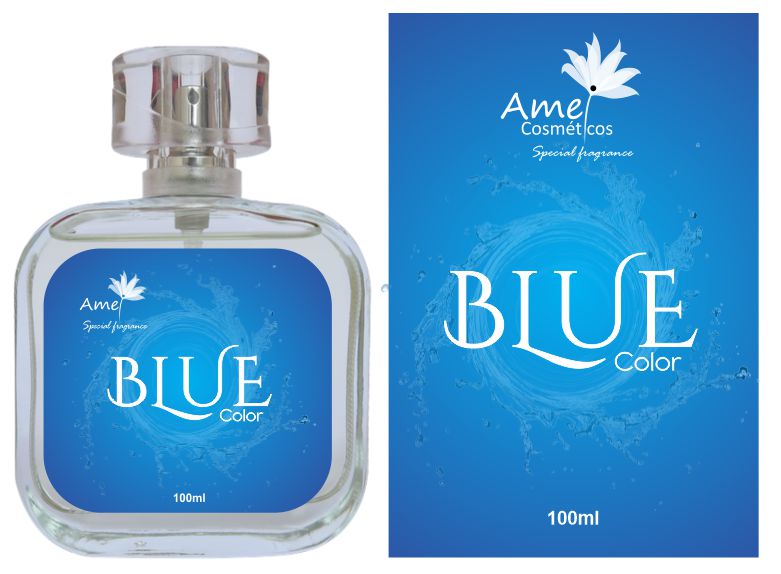 Perfume Amei Cosmticos Blue Color 100ml