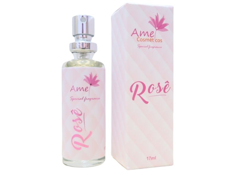 Perfume Amei Cosmticos Ros 17ml