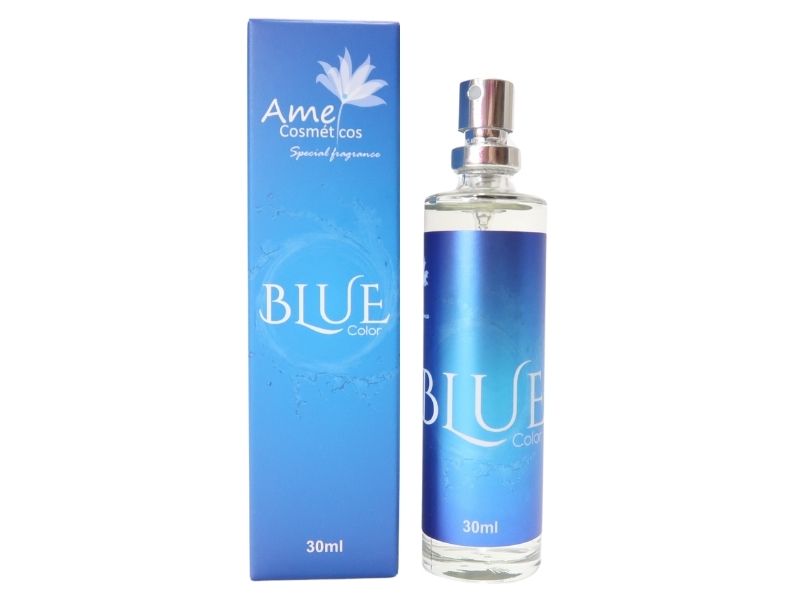 Perfume Amei Cosmticos Blue Color 30ml